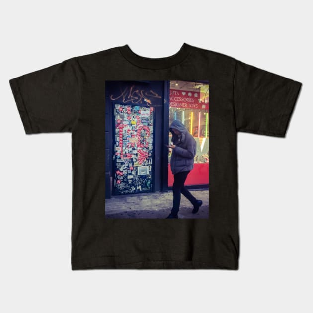 Canal Street, Tribeca, Manhattan, Nyc Kids T-Shirt by eleonoraingrid